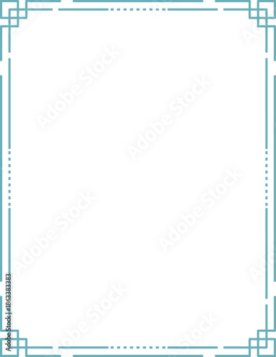 Chinese corner ornament frame