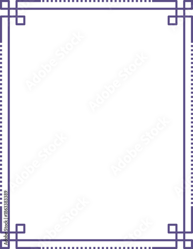 Chinese corner ornament frame