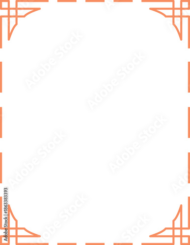 Chinese corner ornament frame