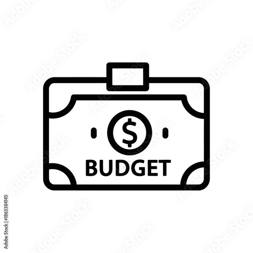 Financial Planning and Budget Management Concept with Money Wallet Illustration