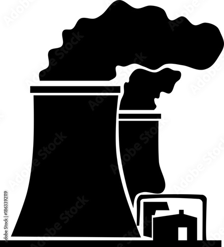 A plant made of large pipes