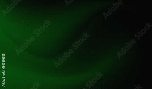 Bilde på lerret An abstract image dominated by dark green and black with a very dense pattern of