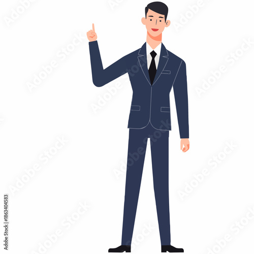 business man presenting