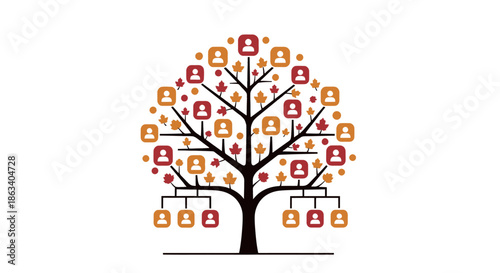 tree with padlocks hanging from branches representing data security concept