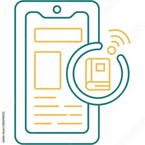 Digital Library Icon