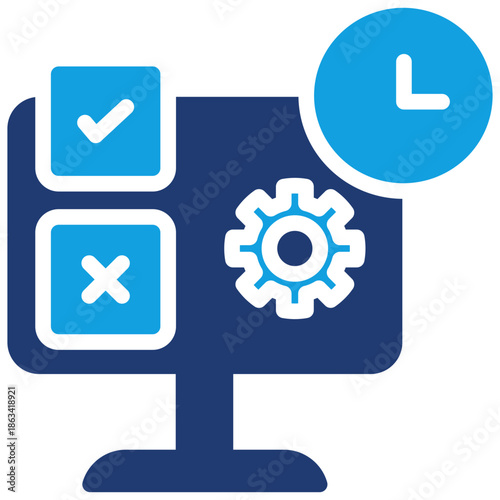 Testing Blue Color Icon