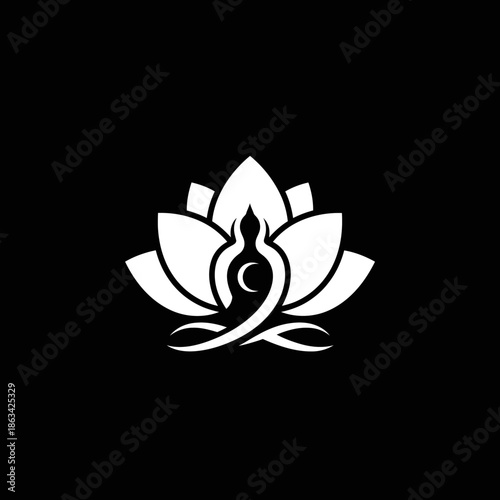 Serene Lotus Flower Symbolizing Spiritual Growth and Inner Peace.