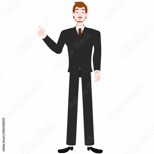 business man presenting