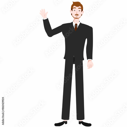 business man presenting