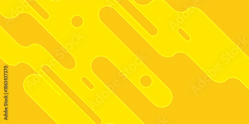 Abstract Yellow Liquid Shapes Background with Modern Flowing Pattern. Modern creative trendy design in vector EPS 10