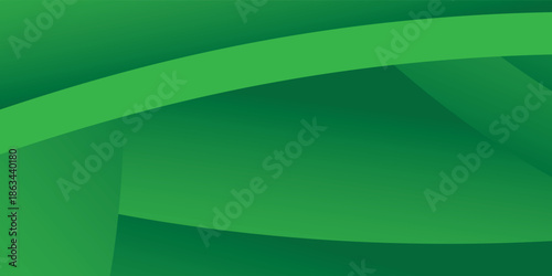 Abstract landscape green hills valley vector illustration background