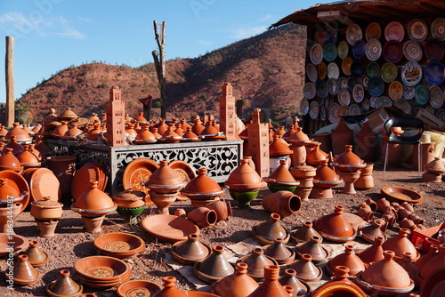 moroccan clay pots