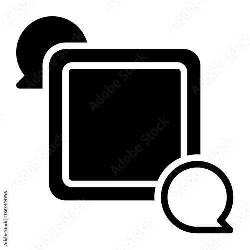 meeting room icon, glyph icon style