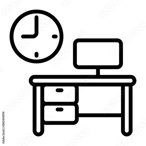 cloud icon, line icon style