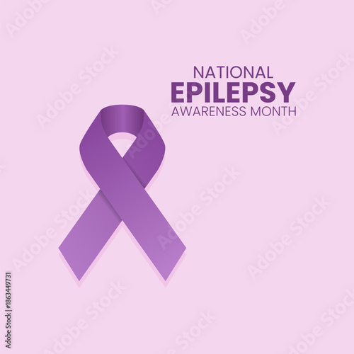 vector graphic of National Epilepsy Awareness Month ideal for National Epilepsy Awareness Month celebration