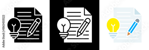 Concept Icon Set Glyph vector Illustration 