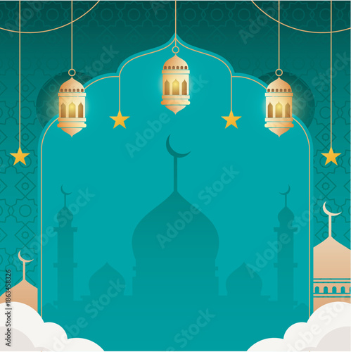eid mubarak greeting card