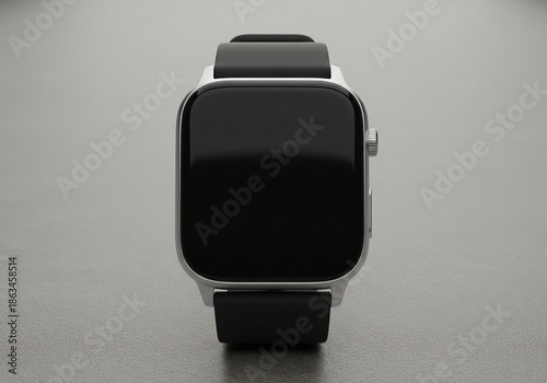 Smartwatch on neutral background