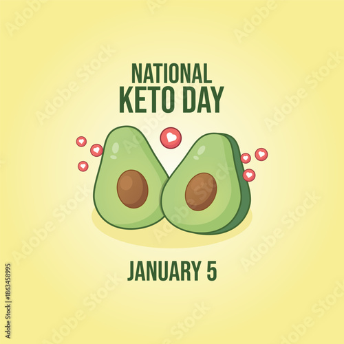 vector graphic of National Keto Day ideal for National Keto Day celebration