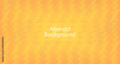 Abstract Yellow Geometric Background with Triangular Shapes