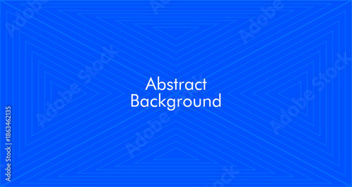Abstract Blue Geometric Background with Triangle Patterns and Lines