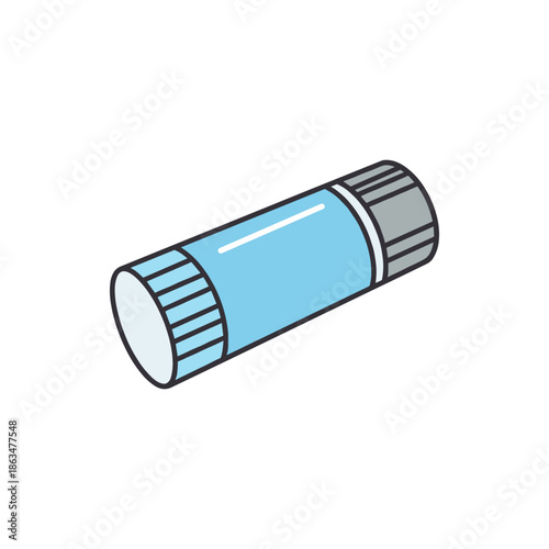 Reliable blue glue stick for paper crafts and office applications, offering a clean and strong bond for school projects, DIY activities, and everyday creative needs