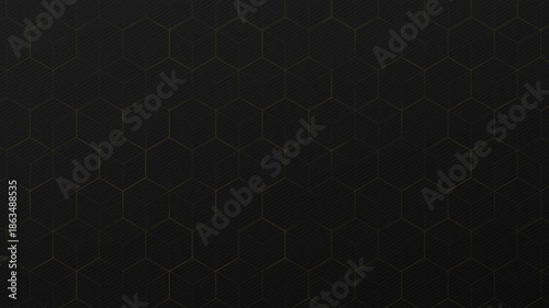 Wallpaper Mural digital background abstract hexagon pattern modern style animation Torontodigital.ca