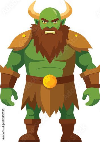 cartoon viking warrior