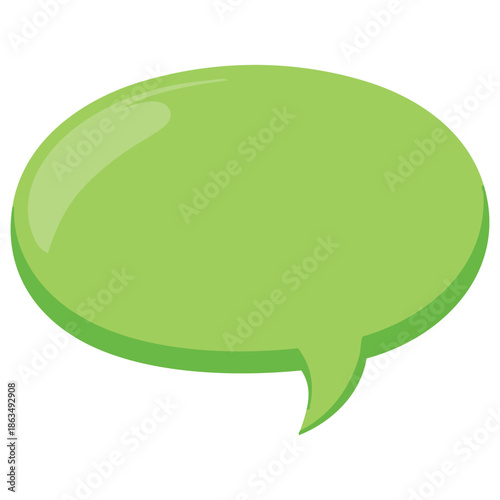 Graphic set of realistic 3D speech bubbles isolated vector illustration elements for instant messaging communication application dialogue and chat interface design
