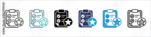 Assessment Single Icon Pack Multistyle