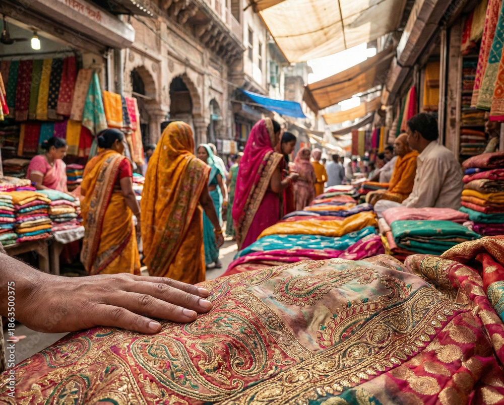 Fototapeta premium Indian market