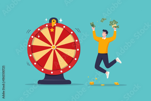 Winning and Happy Moment