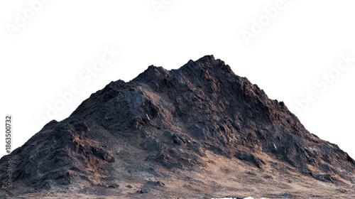 Mountain Ridge with Rocky Texture