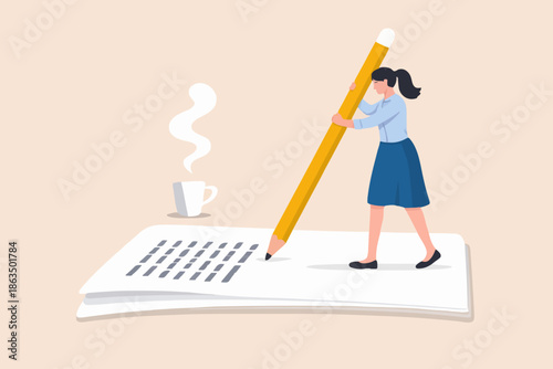 Writing and Ideas Concept