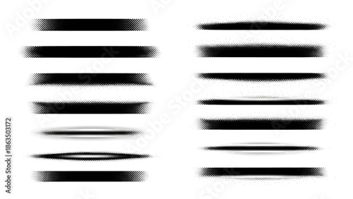 Blurry black horizontal lines on white background
