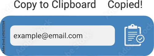 Copy To Clipboard Notification With Email Address
