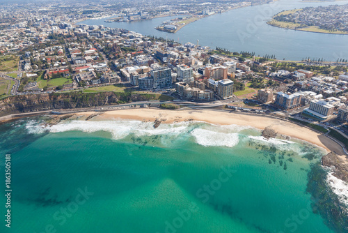 Newcastle Beach - Aerial View - Newcastle Australia