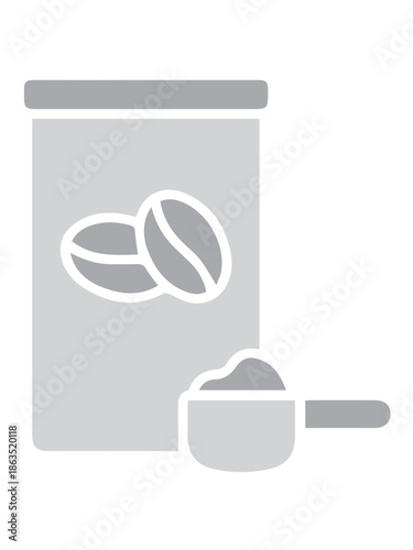 Coffee Beans and Scoop