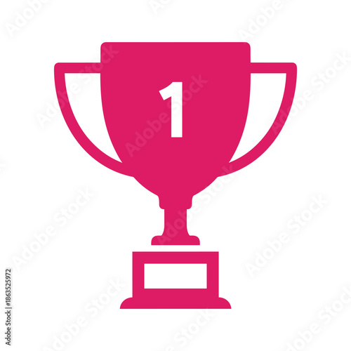 Pink Trophy Icon