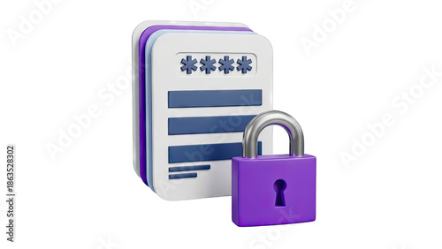 Password Security and Data Protection Concept
