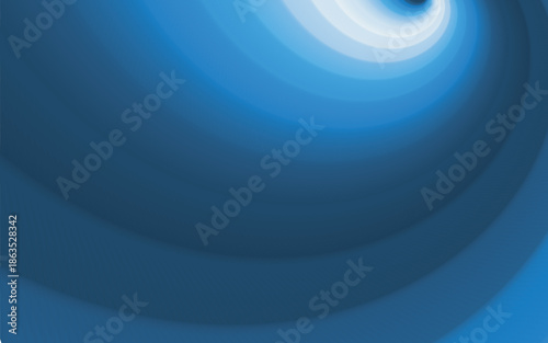 Blue Abstract spiral wave gradient background with smooth gradient swirls in shades Modern hypnotic vortex design for digital art, wallpaper, or motion graphics swirling motion Hypnotic
