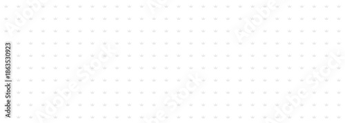 Bullet journal pattern with crowns. Minimalist notebook paper sheet. Printable notepad with clean style. Vector illustration on white background.