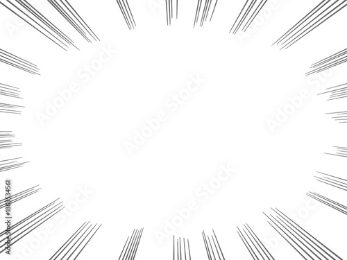 集中線, 漫画, 黄色, 光, 効果線, レーヨン, イラスト, サマータイム, 紙吹雪