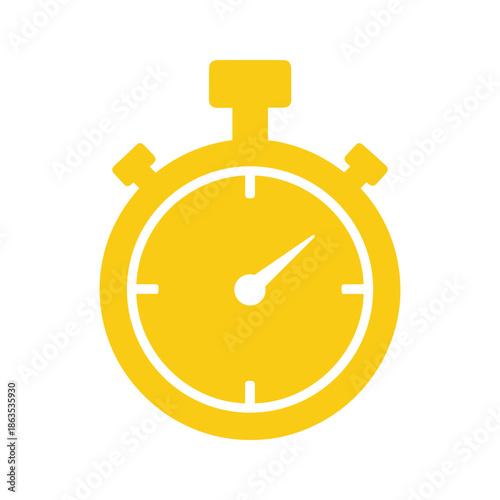 Yellow Stopwatch Icon