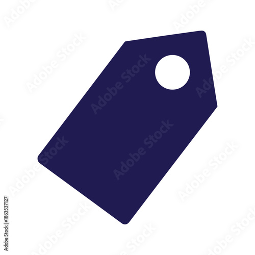 Blue Tag Illustration