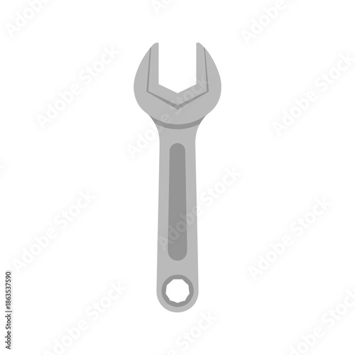 Adjustable Wrench Vector Icon