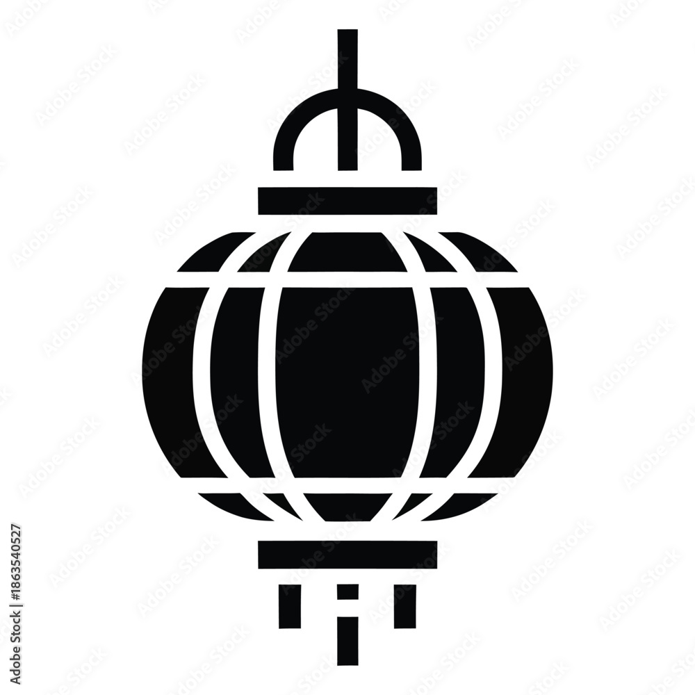 Fototapeta premium Chinese Traditional Icon Set with Cultural Symbols and Decorative Elements