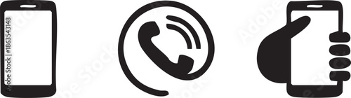Phone Icon, Call Action Icons, 