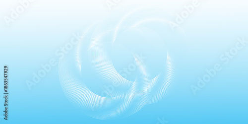 Gradient abstract background with circular line patterns. Vector illustration modern