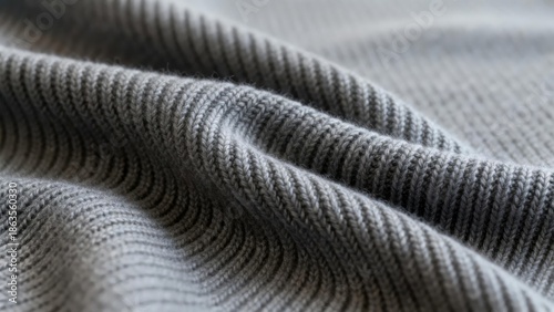 Wallpaper Mural Minimalist luxury charcoal gray cashmere knit texture with fine stitches Torontodigital.ca